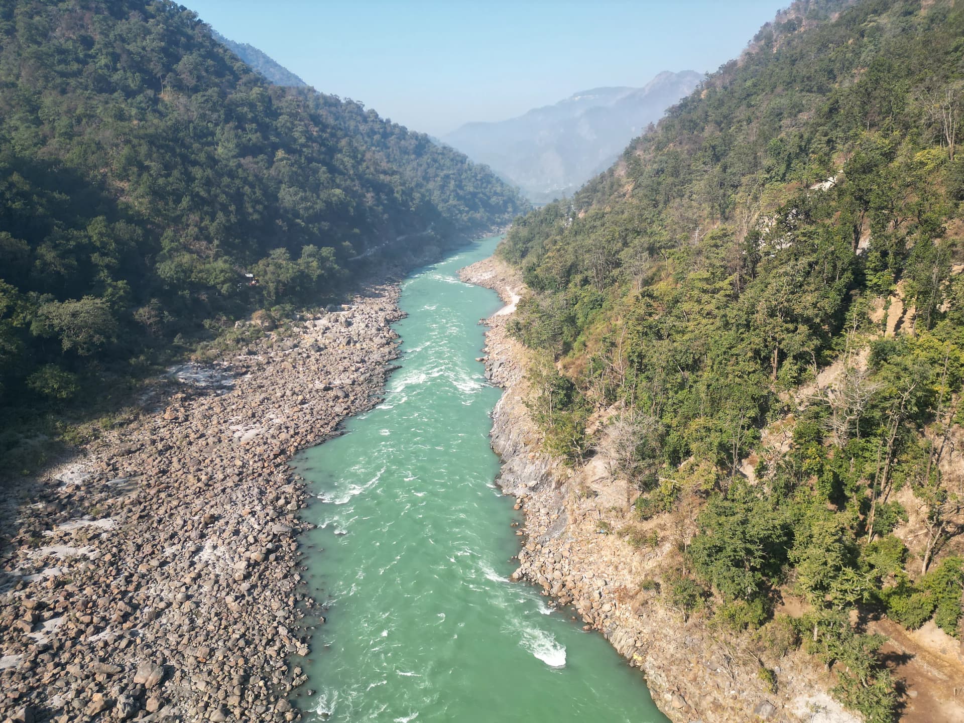 The Ganga valley above Rishikesh