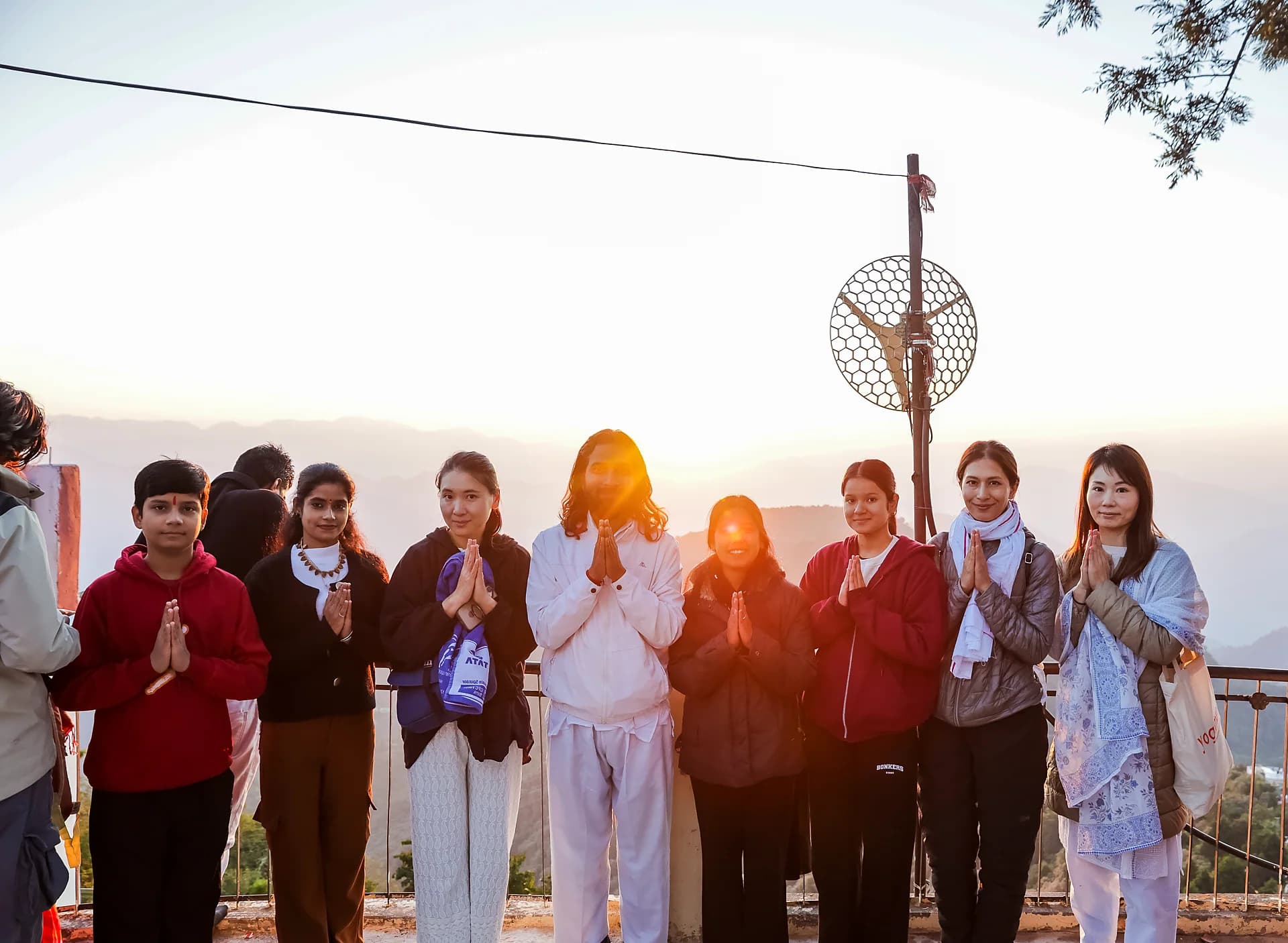 Weekly excursion, yoga ashram activity Rishikesh
