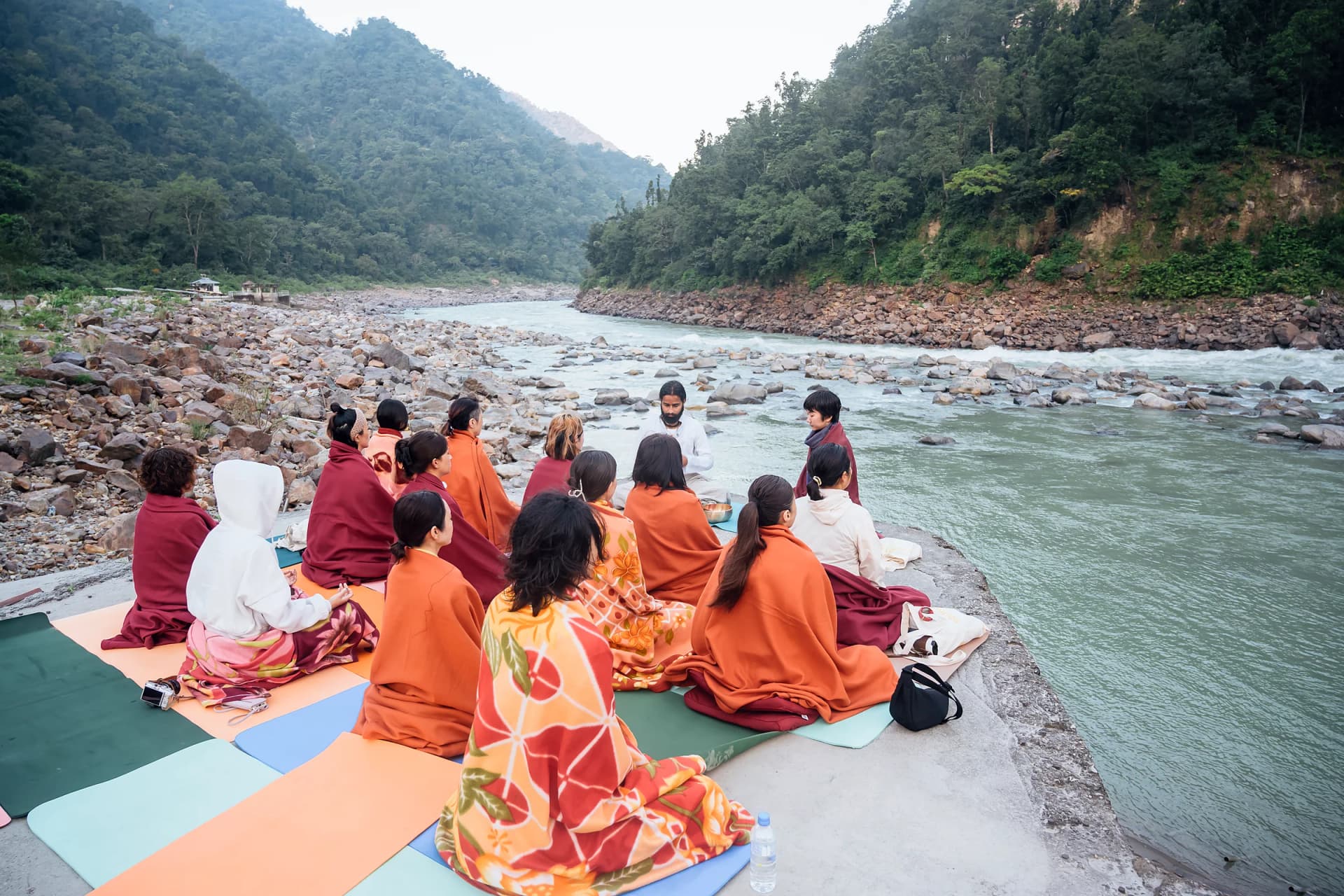 Meditation by the Ganga