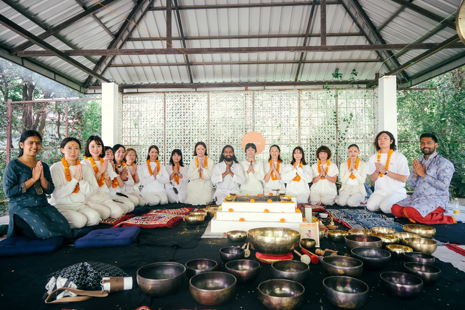 Teachers and students together